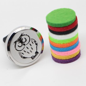 Clip'Arôme - Diffuseur d'huiles essentielles pour voiture - Chouette - ZEN'Arôme