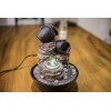 Fontaine à eau - Nature "Verso" (avec boule en verre éclairée par LED) - Zen'Light