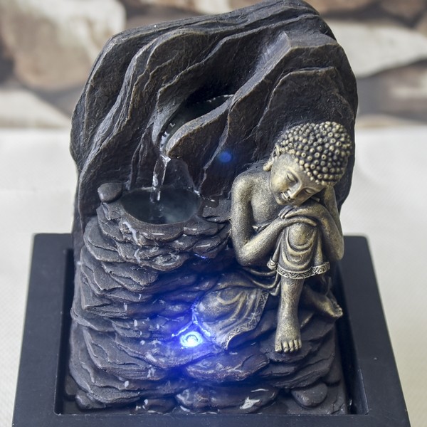 Fontaine à eau - Bouddha "Saoun" - Zen'Light