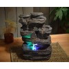 Fontaine à eau - Nature "Pietra" (avec éclairageLED) - Zen'Light
