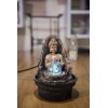Fontaine à eau - Bouddha "Peace" (avec éclairage LED et boule) - Zen'Light