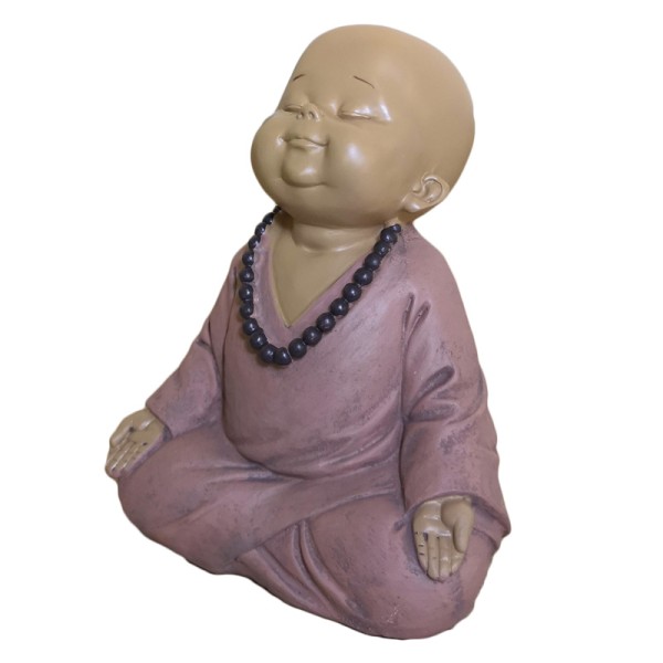 Statuette - "Bouddha Médite", en résine