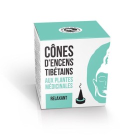Cônes d'encens Tibétains, Relaxant - Les encens du monde (Aromandise)