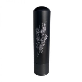 Inhalateur d'huiles essentielles INALIA en aluminium, avec mèche en coton, Gris - 1pce - Innobiz