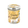 Bougie d'ambiance "Orange-Cannelle" 100% naturelle à la cire de soja, 30h - 150g - Aromandise