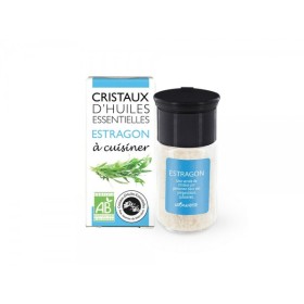 Cristaux d'huiles essentielles BIO à cuisiner, Estragon - 10g - Aromandise