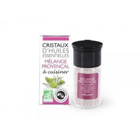 Cristaux d'huiles essentielles BIO à cuisiner, Mélange provençal - 10g - Aromandise