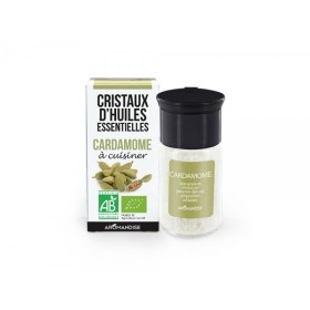 Cristaux d'huiles essentielles BIO à cuisiner, Cardamome - 10g - Aromandise