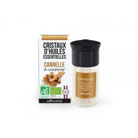Cristaux d'huiles essentielles BIO à cuisiner, Cannelle - 10g - Aromandise