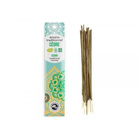 Encens Indiens, 100% naturels "Haute tradition" - Cèdre - 20 pces - Les encens du monde