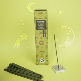 Encens précieux KARIN du Japon, Élan vers la lune (porte encens inclus) - 40x 30min. - Les Encens du monde