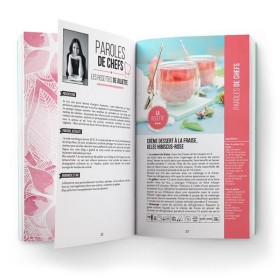 Livre, "Fleurs à croquer" nouvelles expériences culinaires - Aromandise (Édition Via Natura)