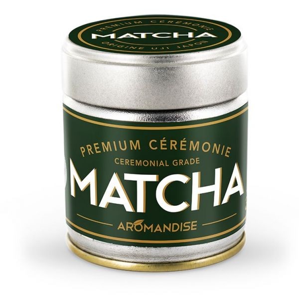 Thé vert Matcha BIO de Cérémonie - Premium d'Uji (Japon) - 30g - Aromandise