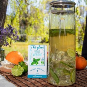 Thé glacé, Thé vert & Menthe - 10 sachets - Aromandise