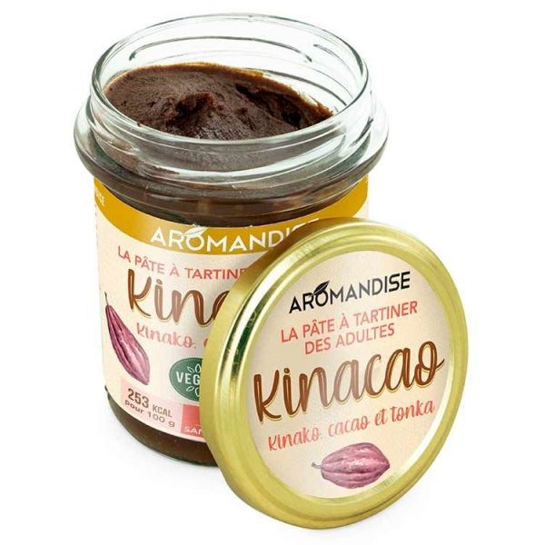 Pâte à tartiner Kinakao au Kinako et cacao - 200gr - Aromandise