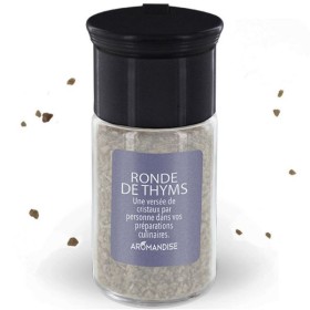 Cristaux d'huiles essentielles BIO à cuisiner, Ronde de Thyms - 10g - Aromandise