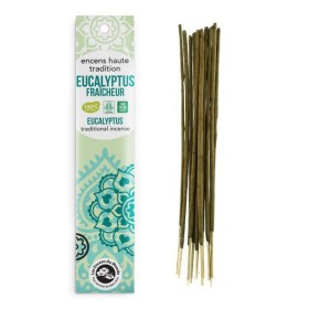 Encens Indiens, 100% naturels "Haute tradition" - Eucalyptus - 20 pces - Les encens du monde