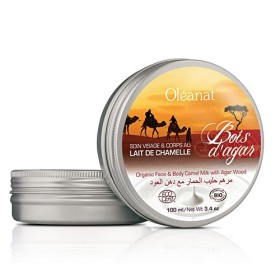 Baume de soin BIO au lait de chamelle et bois d'agar pour visage et corps - 50ml - Oléanat