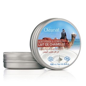 Baume de soin BIO au lait de chamelle pour visage et corps, sans parfum - 50ml - Oléanat
