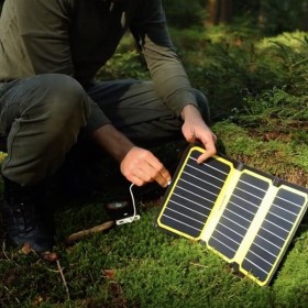 Chargeur solaire à haut rendement - Robuste, pliable & Waterproof - SUNMOOVE 16W - Brother Solar