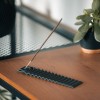 Porte encens en bois et amidon imprimée en 3D - Onde, Ebène - COPO Design