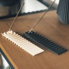 Porte encens en bois et amidon imprimée en 3D - Onde, Ebène - COPO Design
