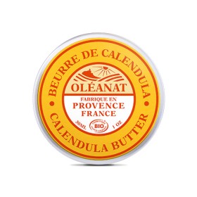 Beurre de calendula BIO, pour visage et corps - 50ml - Oléanat