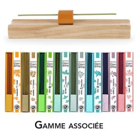 Encens japonais, Aromambiance, Parfum et désodorise - Thé vert - 30pces - Les Encens du Monde