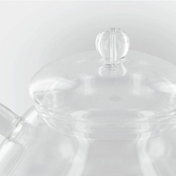 Théière MINI en verre borosilicate avec filtre inox intégré - 0,32 L - Aromandise