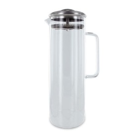 Carafe en verre borosilicate pour infusion à froid avec filtre inox - 1,5 L - Aromandise