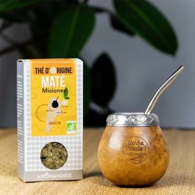 Thé d'origine - Maté de Misiones BIO (Yerba Maté) d'Argentine - 90g - Aromandise