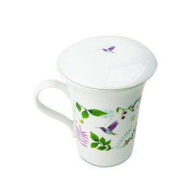 Tisanière en porcelaine avec filtre intégré "Eden" - 0,25dl - Aromandise