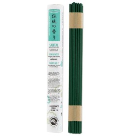 Rouleaux d'encens japonais court, Santal - 35x 30 min. - Les encens du monde