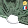 Écharpe de portage bébé en coton BIO sans nœud -  My SLING Uni , Vert Menthe - NéoBulle