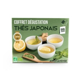 Coffret de dégustation de thés japonais en sachets - 6x 6sachets - Aromandise