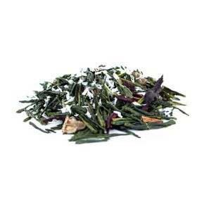Thé BIO "Rêverie d'Hiver",  Sencha, Coco & Tonka - 80g - Aromandise