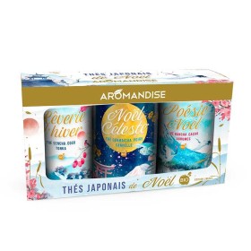 Coffret de 3 thés japonais BIO de Noël - Aromandise