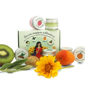 Coffret BIO de 6 Beurres magiques sublimateurs, Visage & Corps - 6x7ml - Oléanat