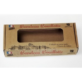 Bouillotte tour de cou au blé et lavande, à chauffer au micro-ondes - Bordeaux - Pelucho (L'artisan du Bien-être)