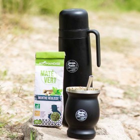 Maté vert sauvage du Brésil, Menthe & Réglisse - Bio & Fairetrade - 100g - Aromandise
