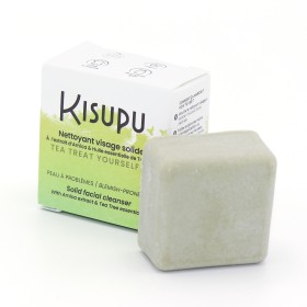 Nettoyant visage solide - Peau à problèmes, "Tea treat yourself" - 28ml -  Kisupu