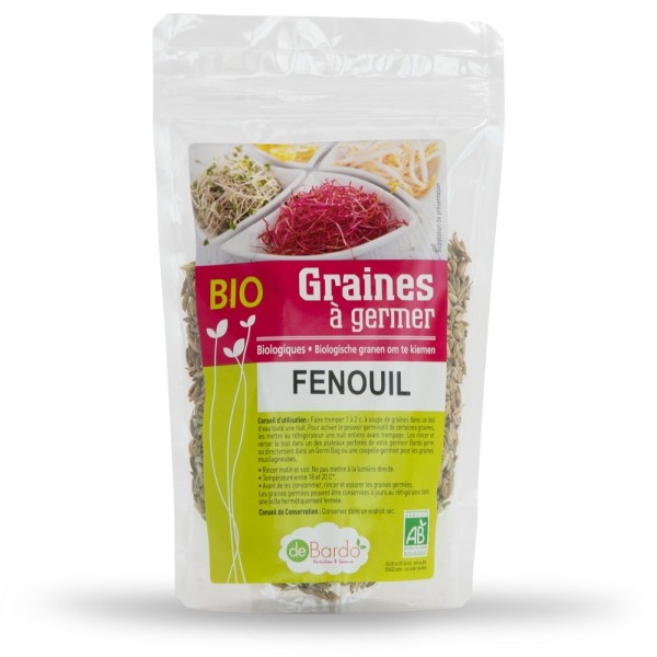 Graines à germer BIO de Fenouil - 100g - De Bardo