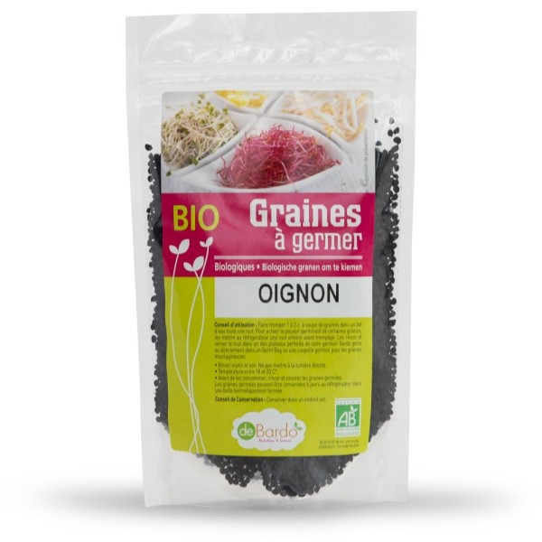 Graines à germer BIO d'Oignon - 100g - De Bardo
