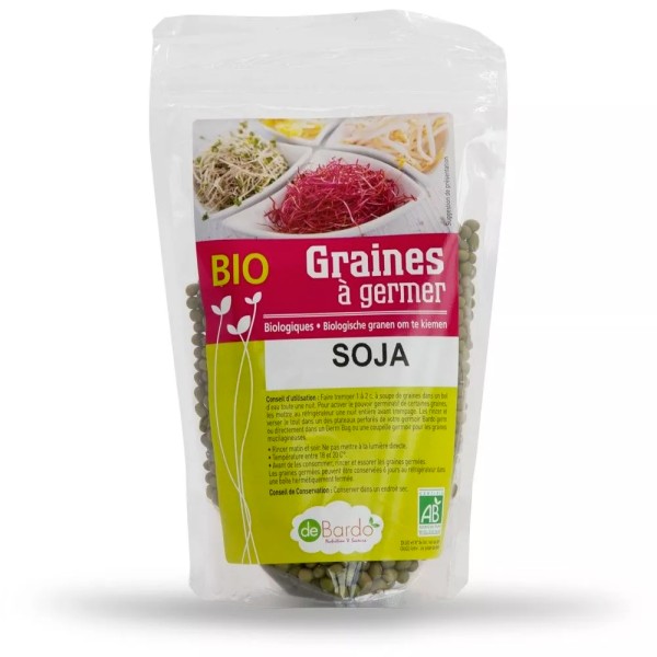 Graines à germer BIO de Soja vert (Haricot Mungo) - 200g - De Bardo