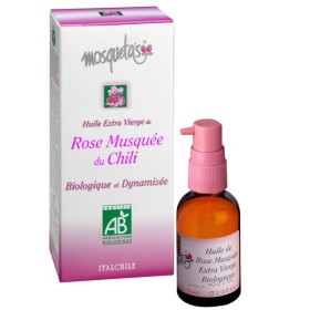 Huile de Rose Musquée du Chili Bio, extra-vierge - Mosqueta's - 30ml