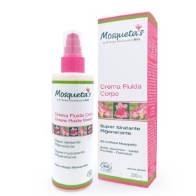 Crème Fluide pour le corps à la Rose musquée BIO - 200ml - Mosqueta's