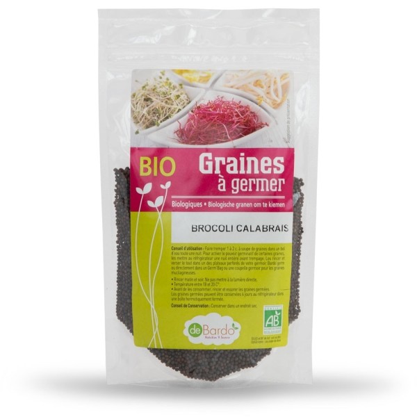 Graines à germer de Brocoli calabrais BIO - 100g - De Bardo