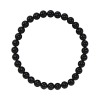 Bracelet en pierre naturelle pour adultes - Obsidienne - 19cm - Irréversible Bijoux