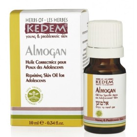 Almogan, Huile antiacnéique et correctrice pour les peaux adolescentes - Les Herbes de Kedem - 10ml