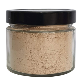 Masque des Mayas, Nettoyage des pores en profondeur à l'Argile rouge et Ylang-Ylang - Pot en verre de 150g ou jusqu'à - Curenat